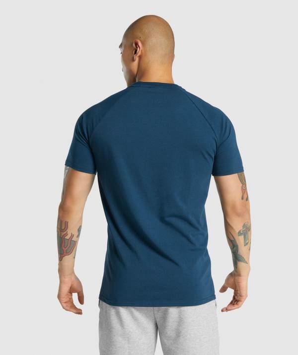 Panske Tricka Gymshark Critical 2.0 Námornícka Modrá | QL7129385